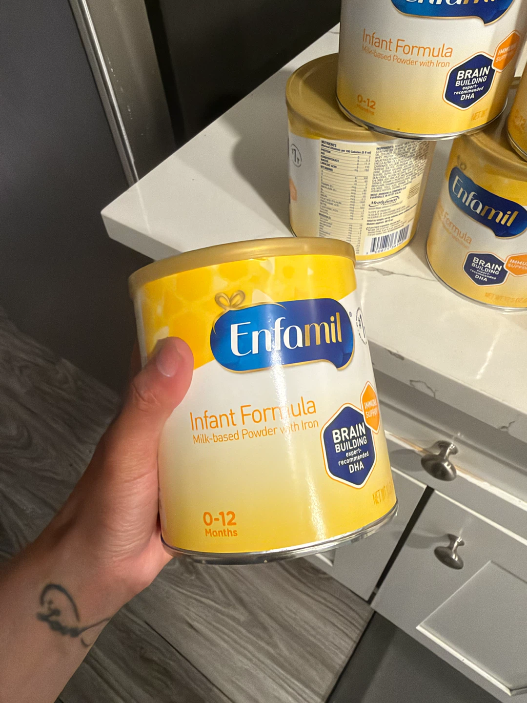 9 Cans Enfamil Infant Formula 0-12 Months - photo 3
