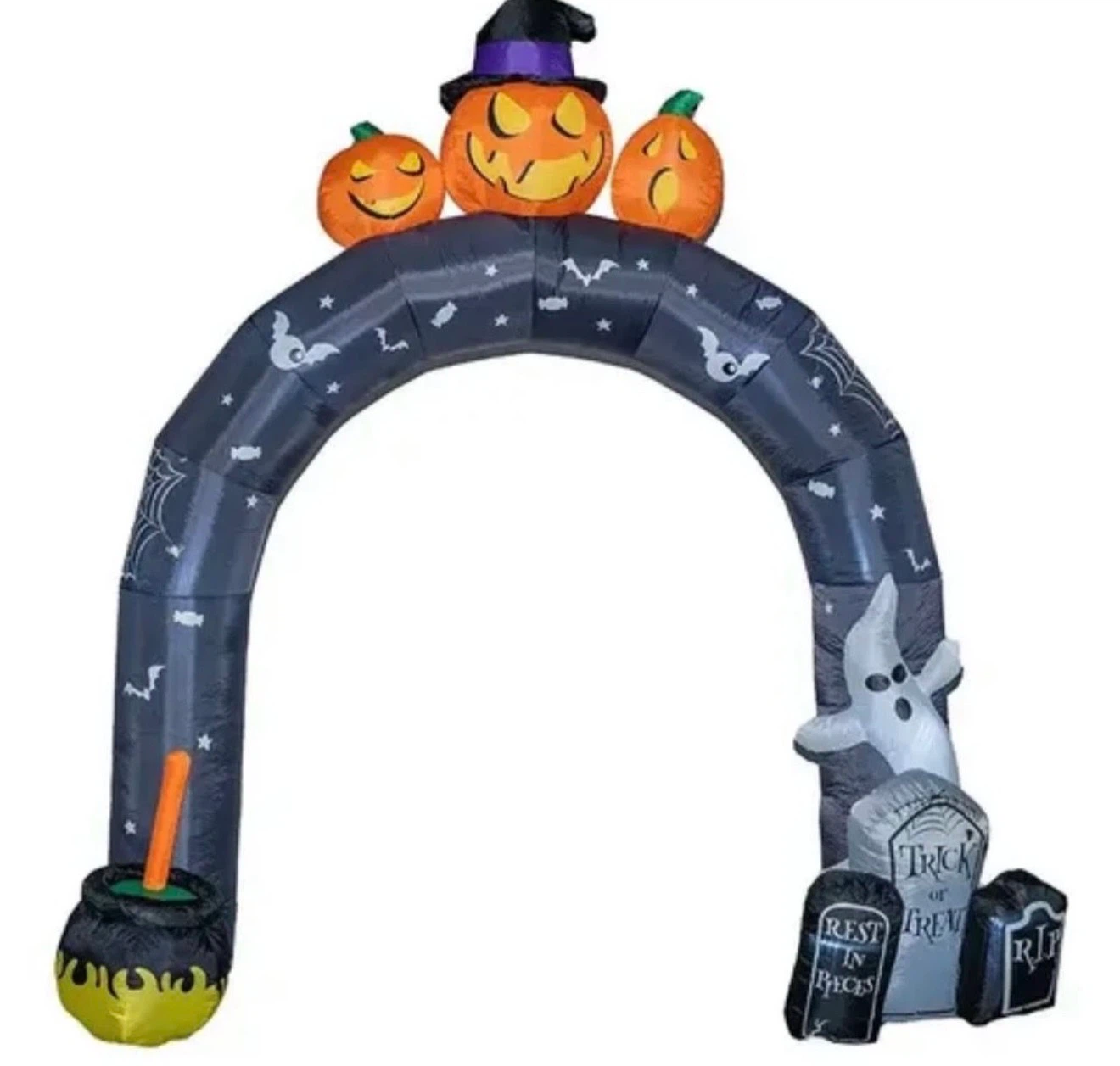 10ft Halloween Inflatable Pumpkin Archway - photo 2