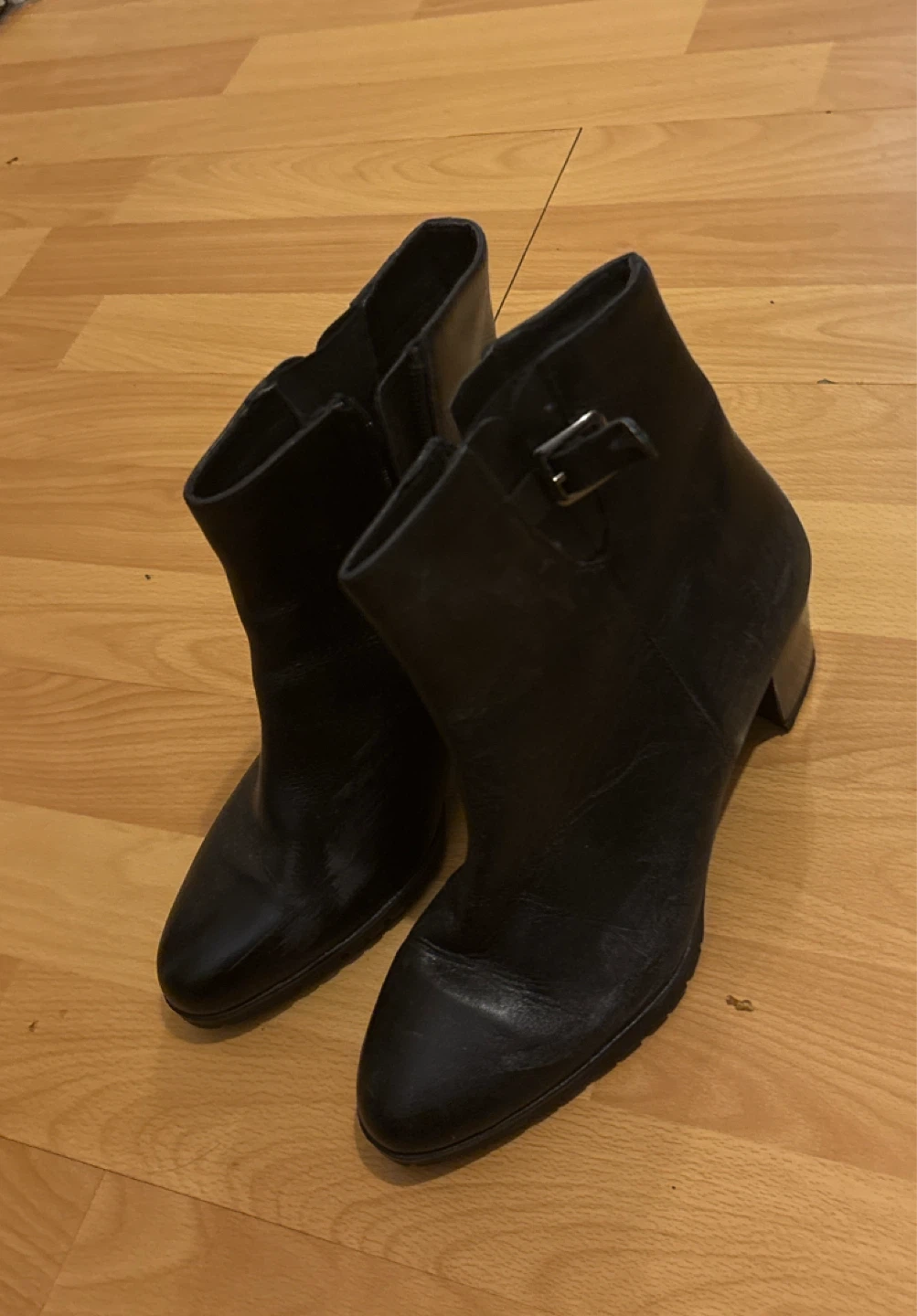 Black ankle boots size 37