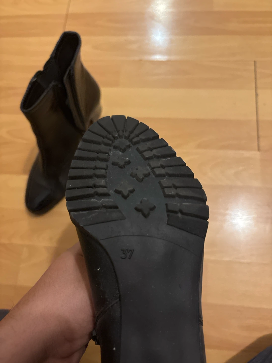 Black ankle boots size 37 - photo 2