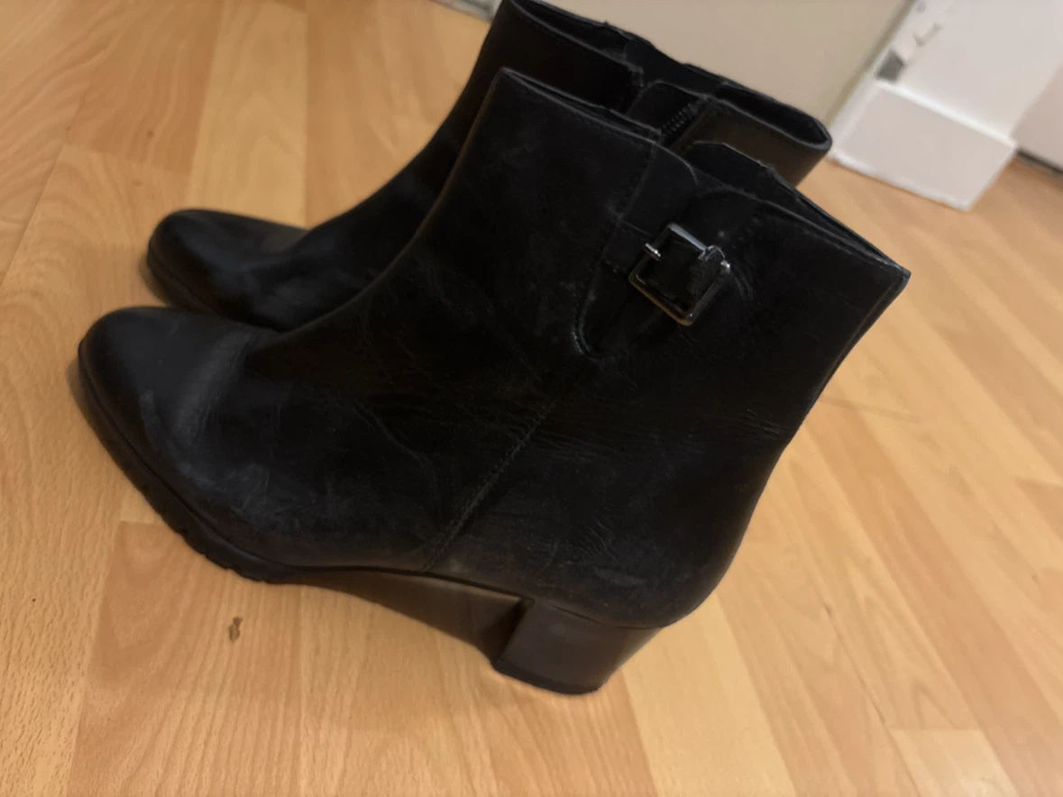 Black ankle boots size 37 - photo 3