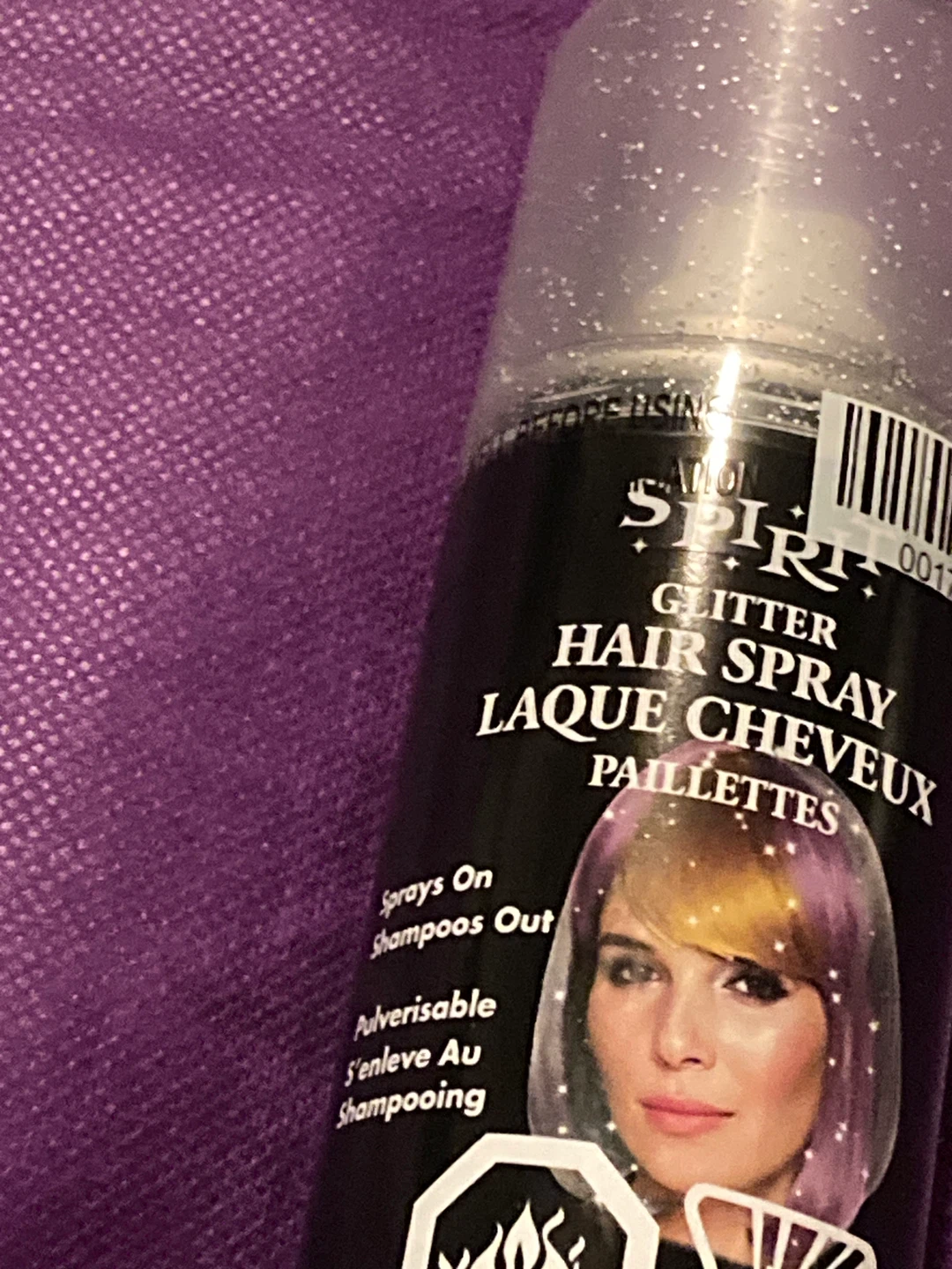 Spirit Halloween Glitter Hair Spray