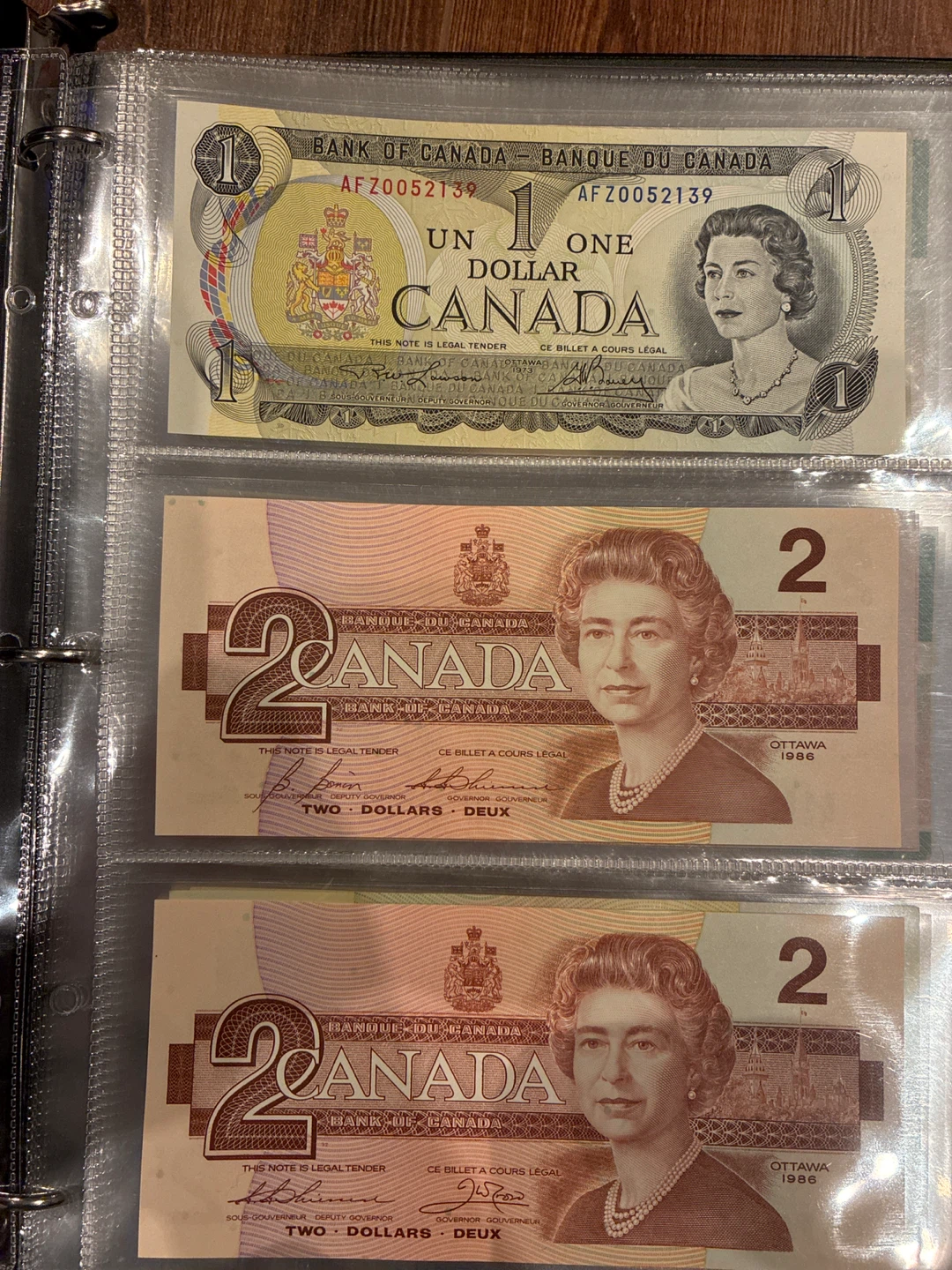 Vintage Bank of Canada Currency Collection