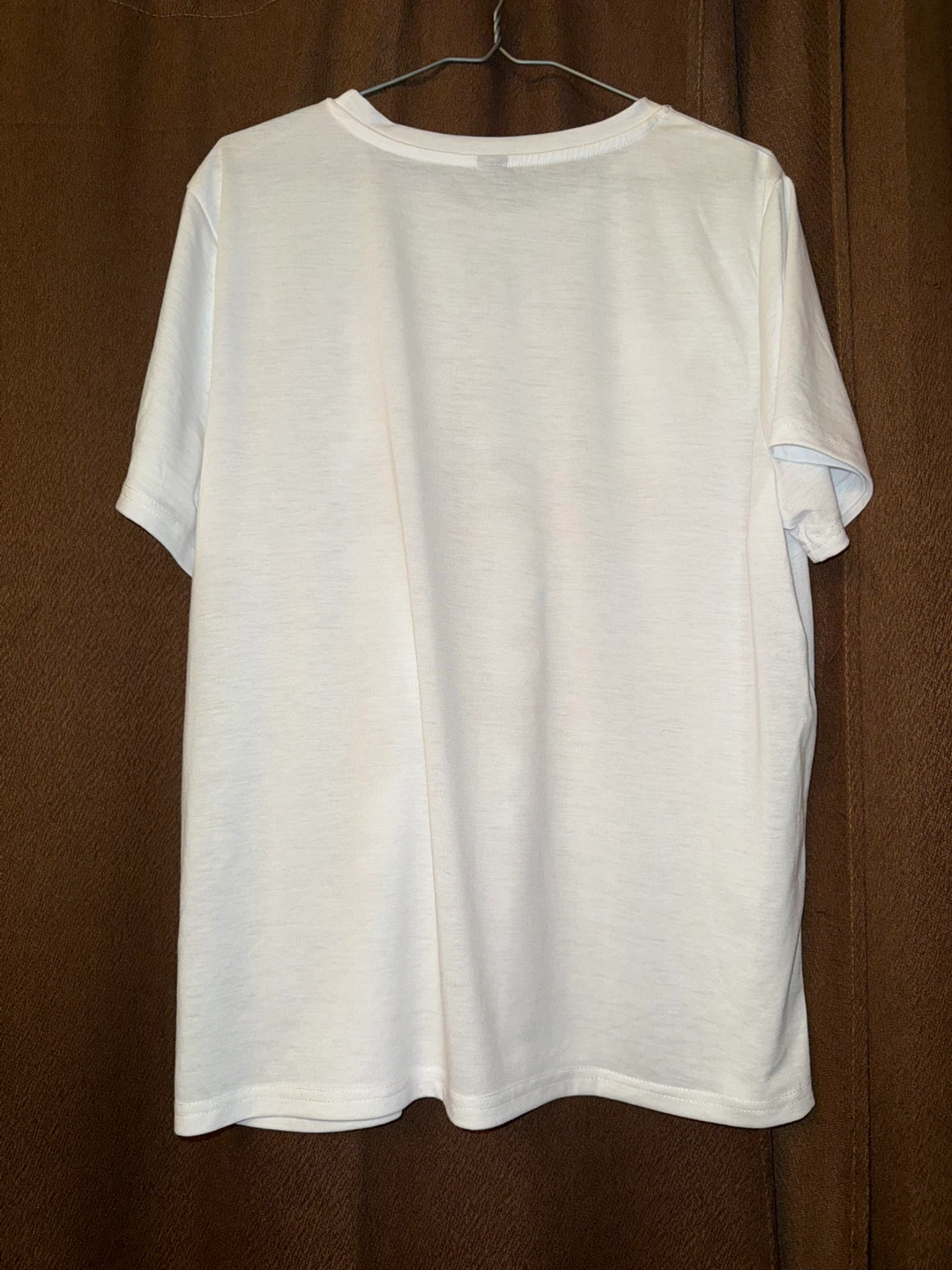 SHEIN Curve White T-Shirt with Bear Graphic Print - photo 2