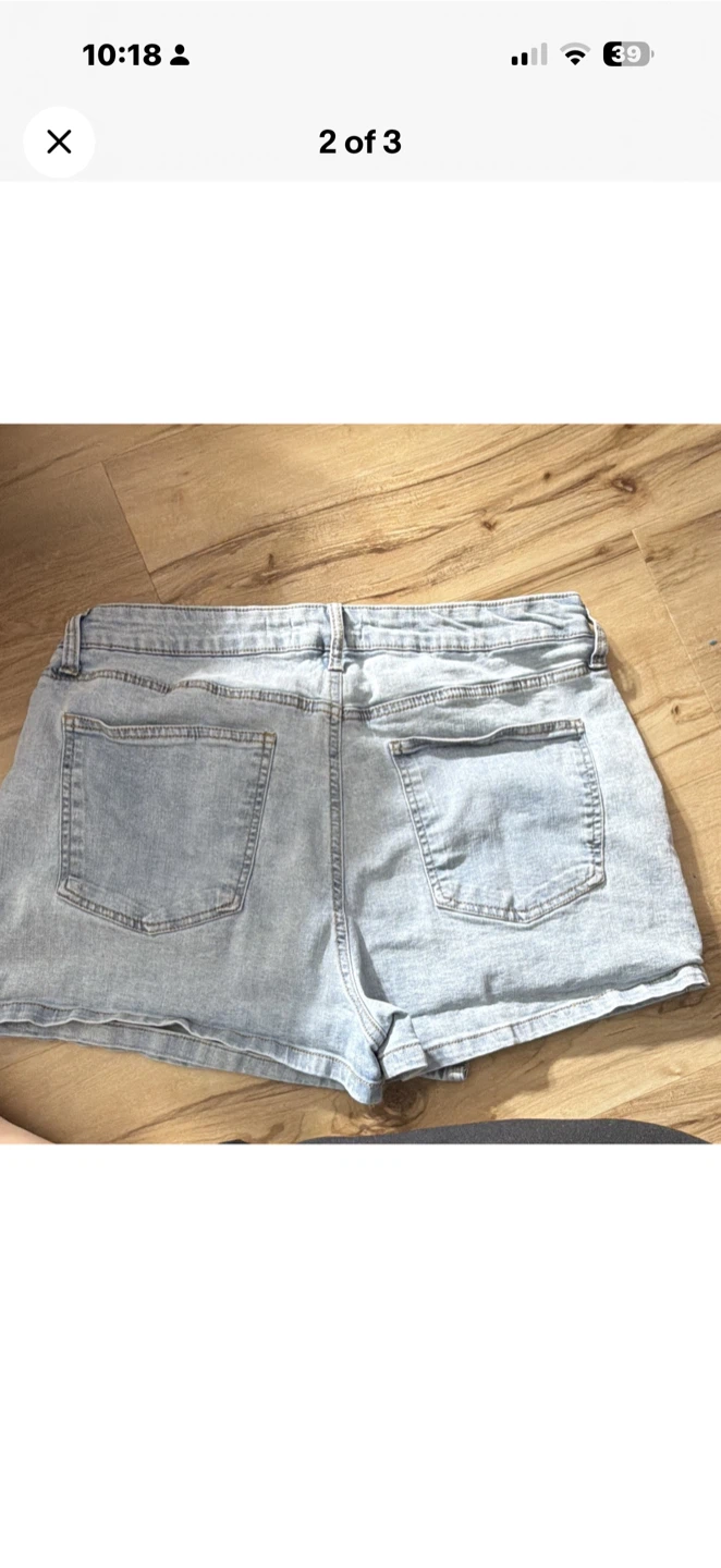 BCBGeneration Light Wash Denim Skort - photo 2