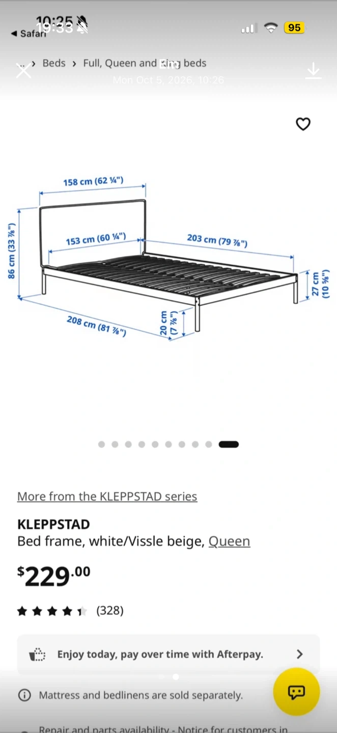 IKEA Queen Bed Frame with Headboard - photo 4