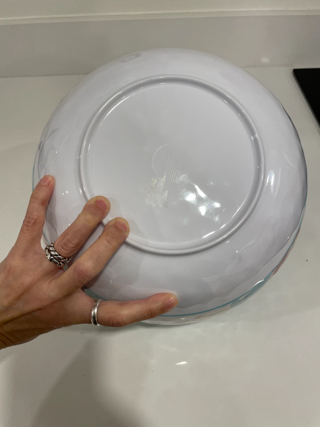 Floral serving bowls, set of two - photo 3