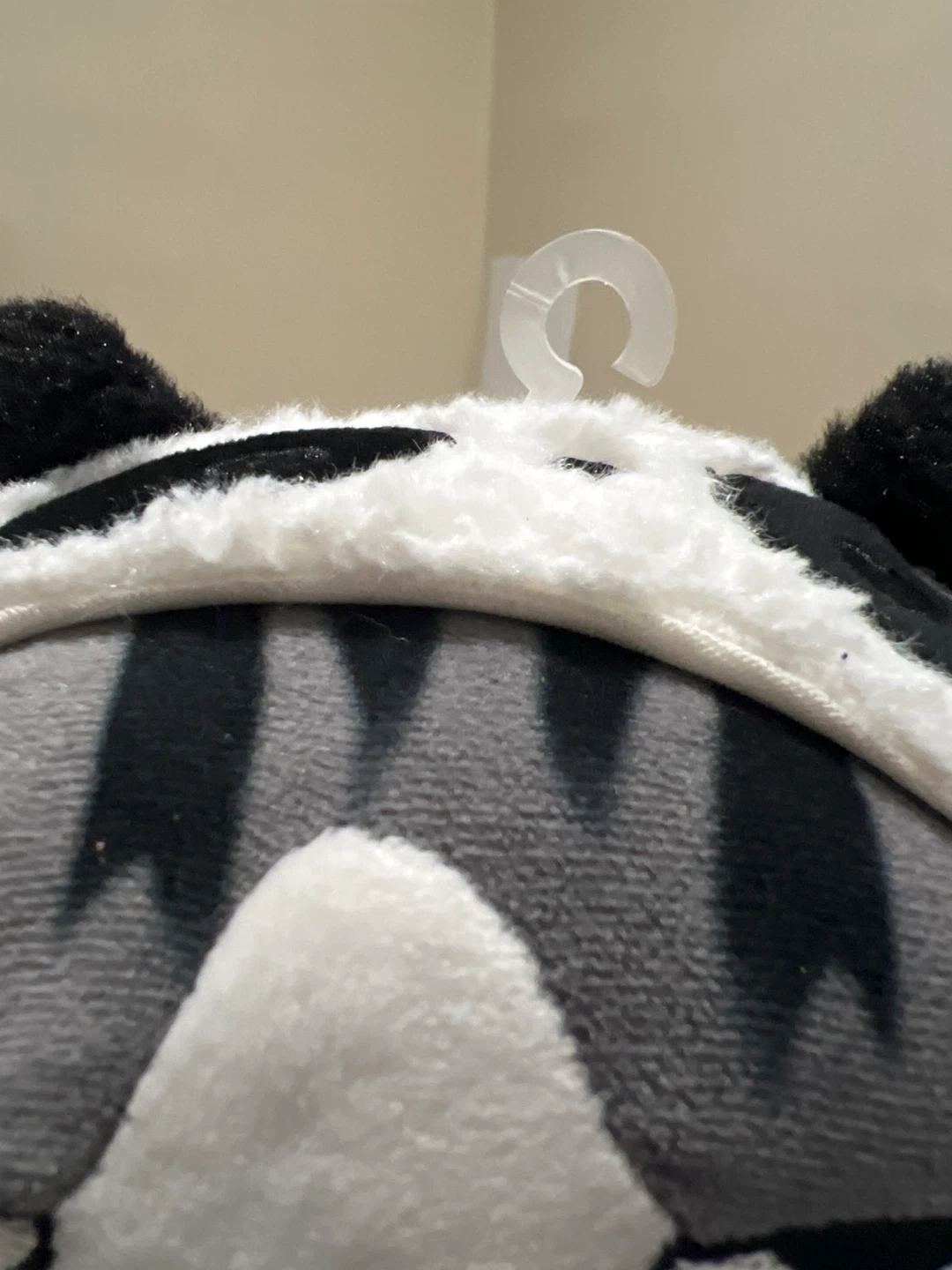 Grey Tabby Cat Panda Costume Plush Toy - photo 2