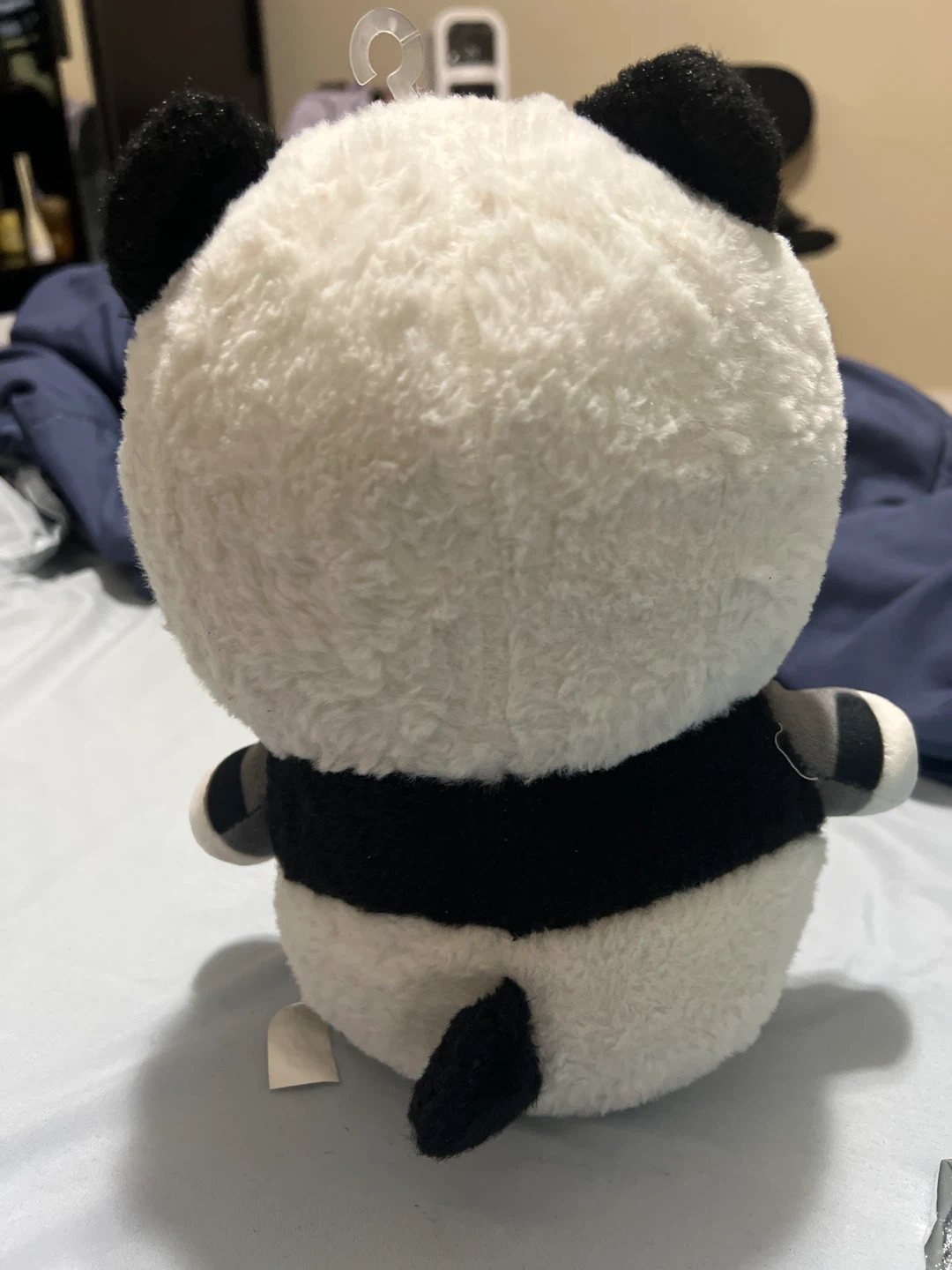 Grey Tabby Cat Panda Costume Plush Toy - photo 4