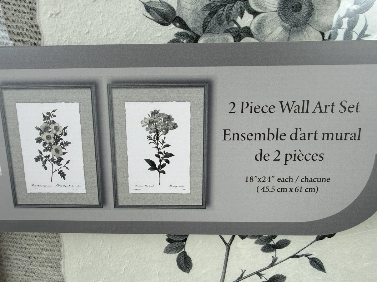 West End 2-Piece Botanical Wall Art Set - photo 2