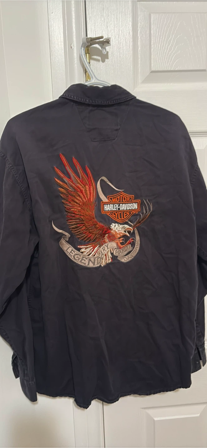 Harley-Davidson Men's Black Long Sleeve Shirt - photo 2