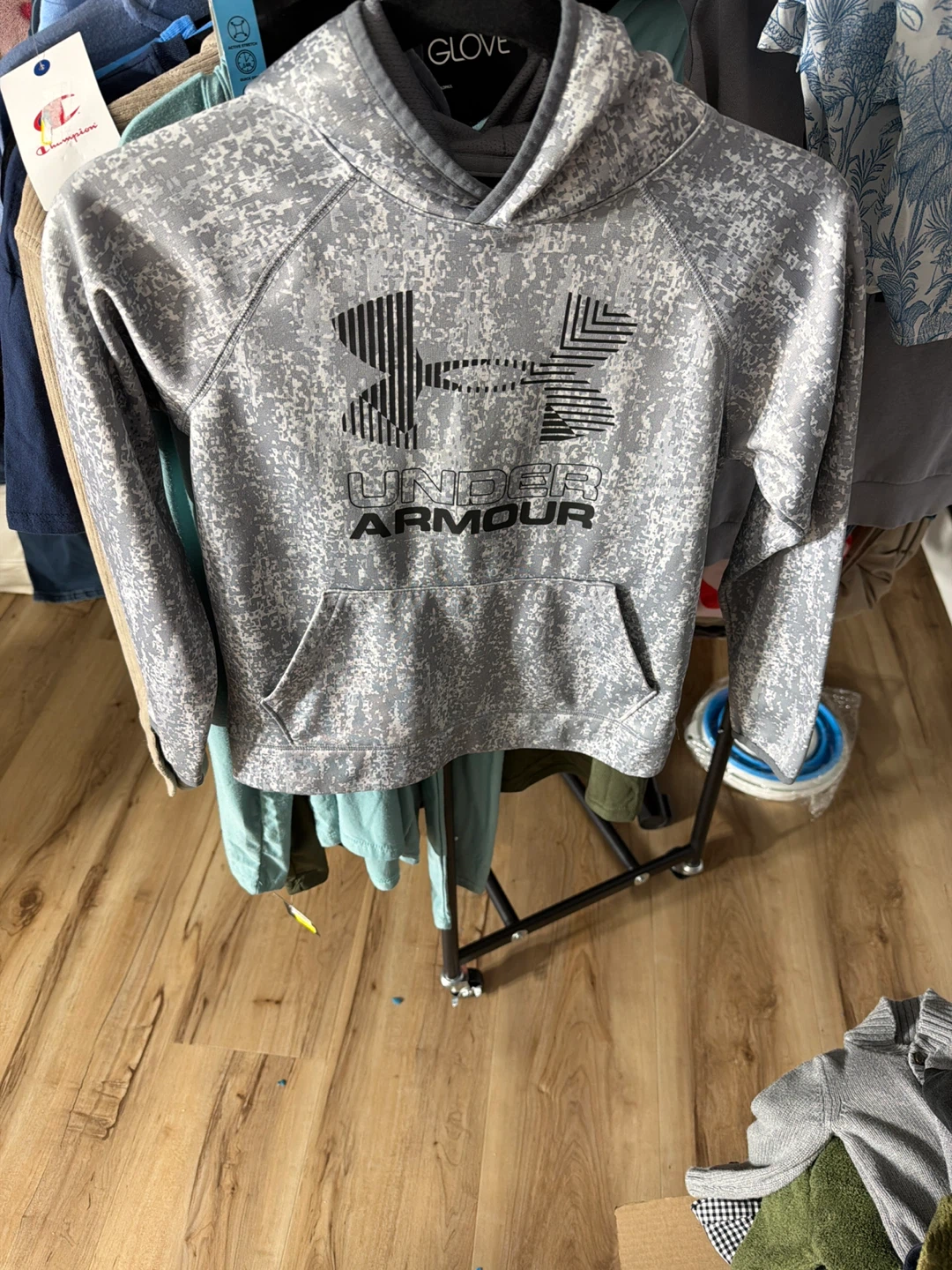 Under Armour Gray Camo Hoodie