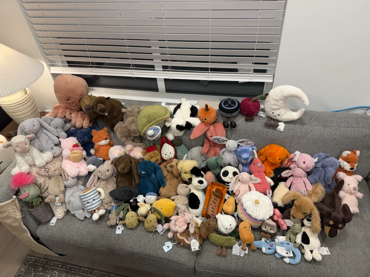 Collection of Jellycat