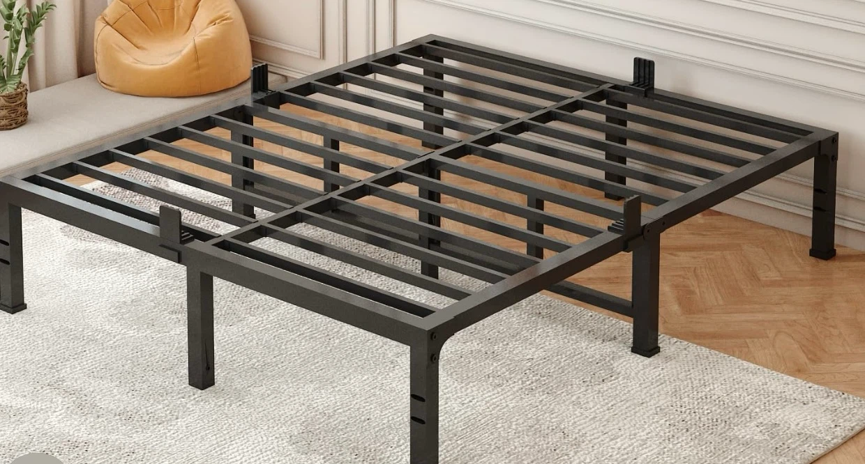 Metal Bed Frame and Eurotop Mattress - photo 2