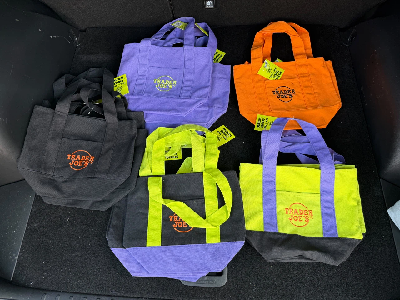 Trader Joe's Canvas Trick or Treat Tote Bags