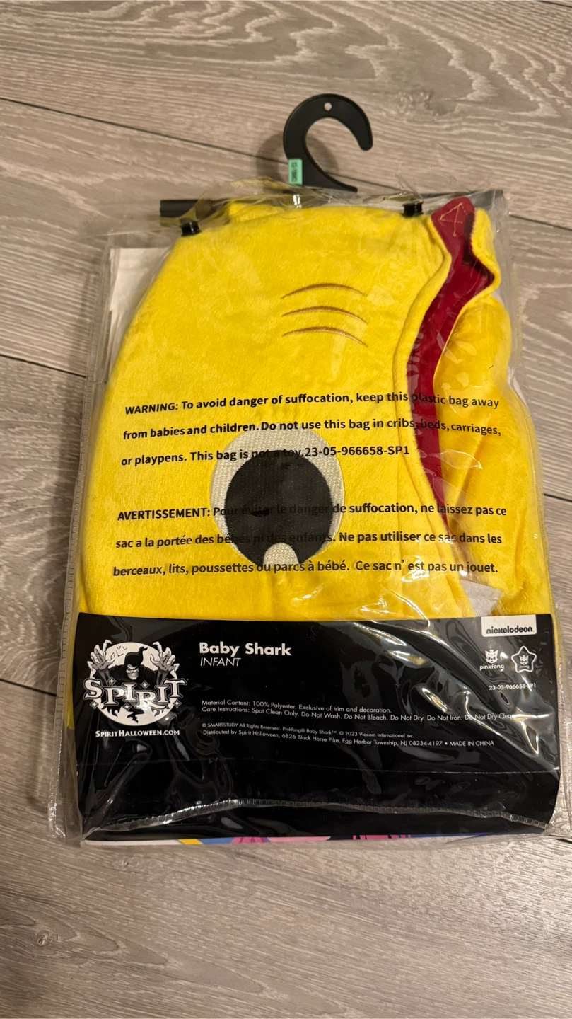 Baby Shark Halloween Costume – 12–18 Months - photo 2