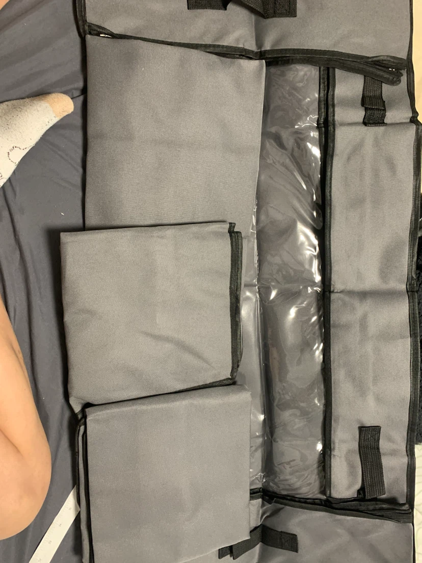 Grey Bedding Storage Bag