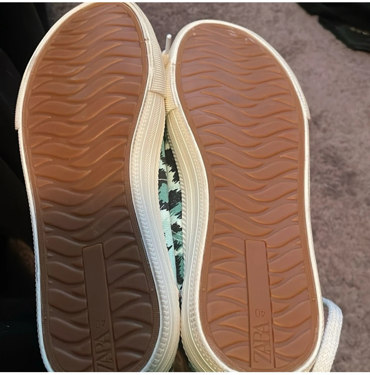 Zara Multi-coloured Animal Print Sneakers NWT - photo 2