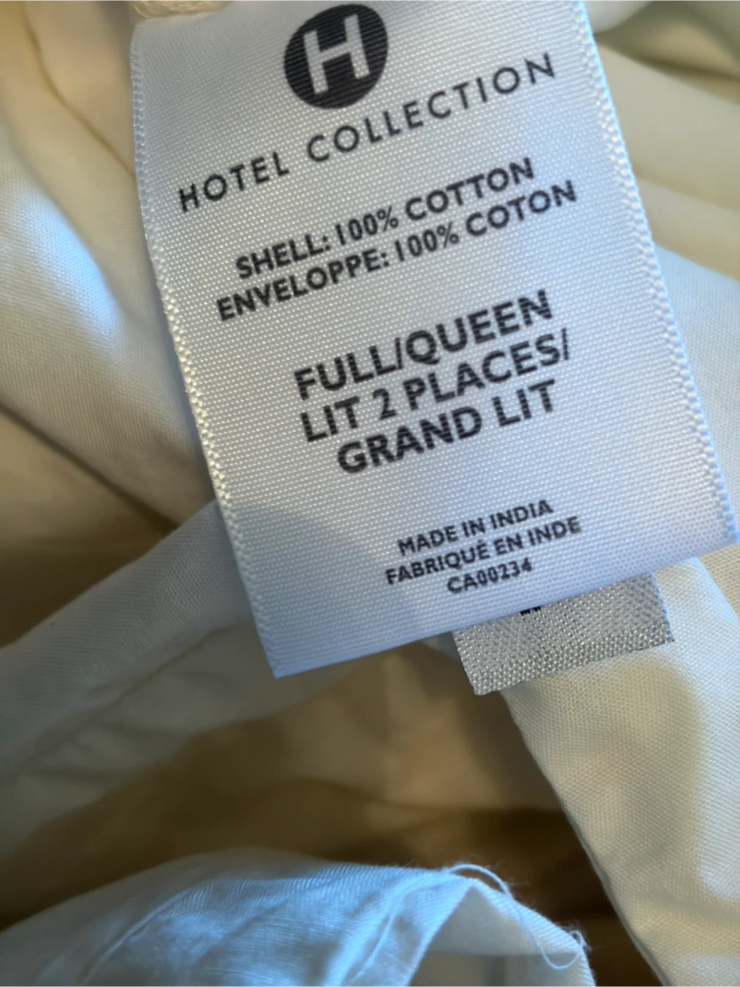 Hotel Collection Eyelet Duvet Cover Full/Queen
