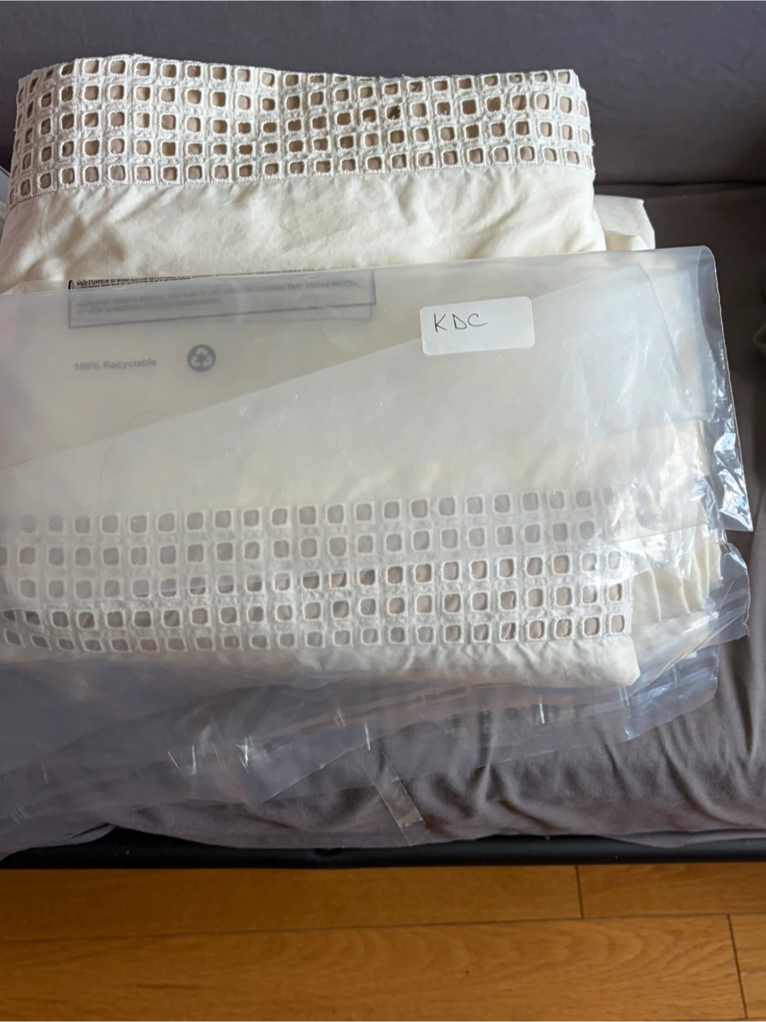 Hotel Collection Eyelet Duvet Cover Full/Queen - photo 5