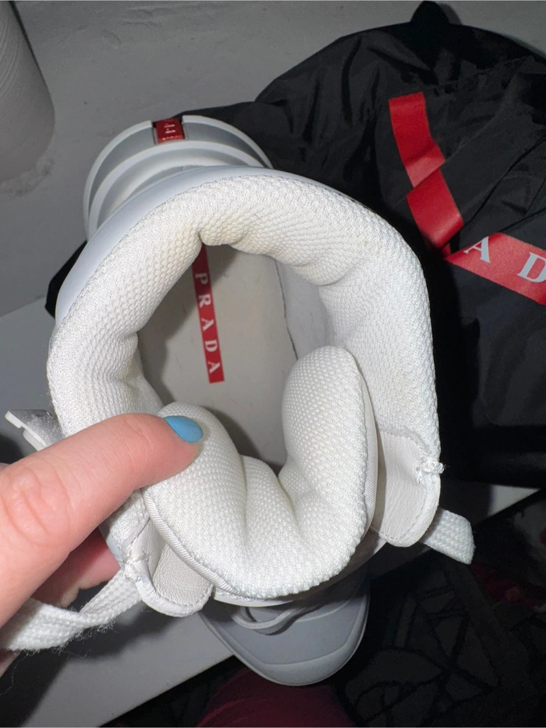 Prada High-Top Sneakers White - photo 2