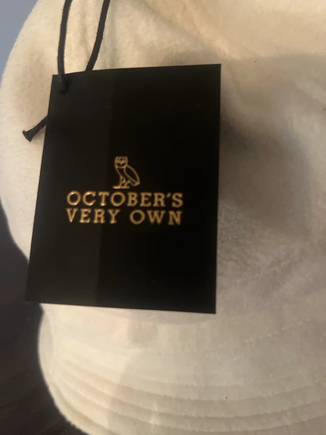 OVO Microfleece Bucket Hat - Cream - photo 2