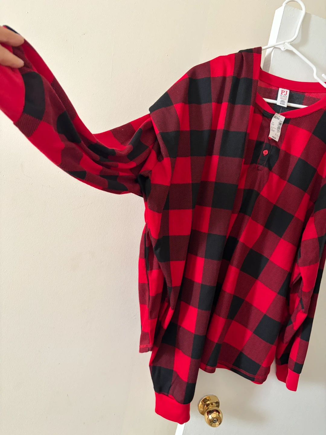 PJ Place Buffalo Plaid Pajama Set - photo 4