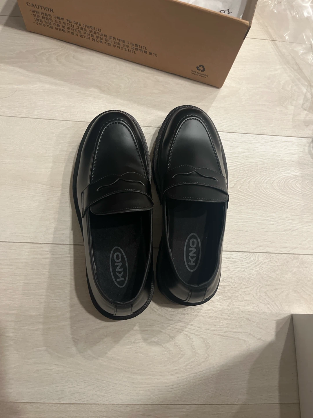 Black Platform Loafers - photo 2