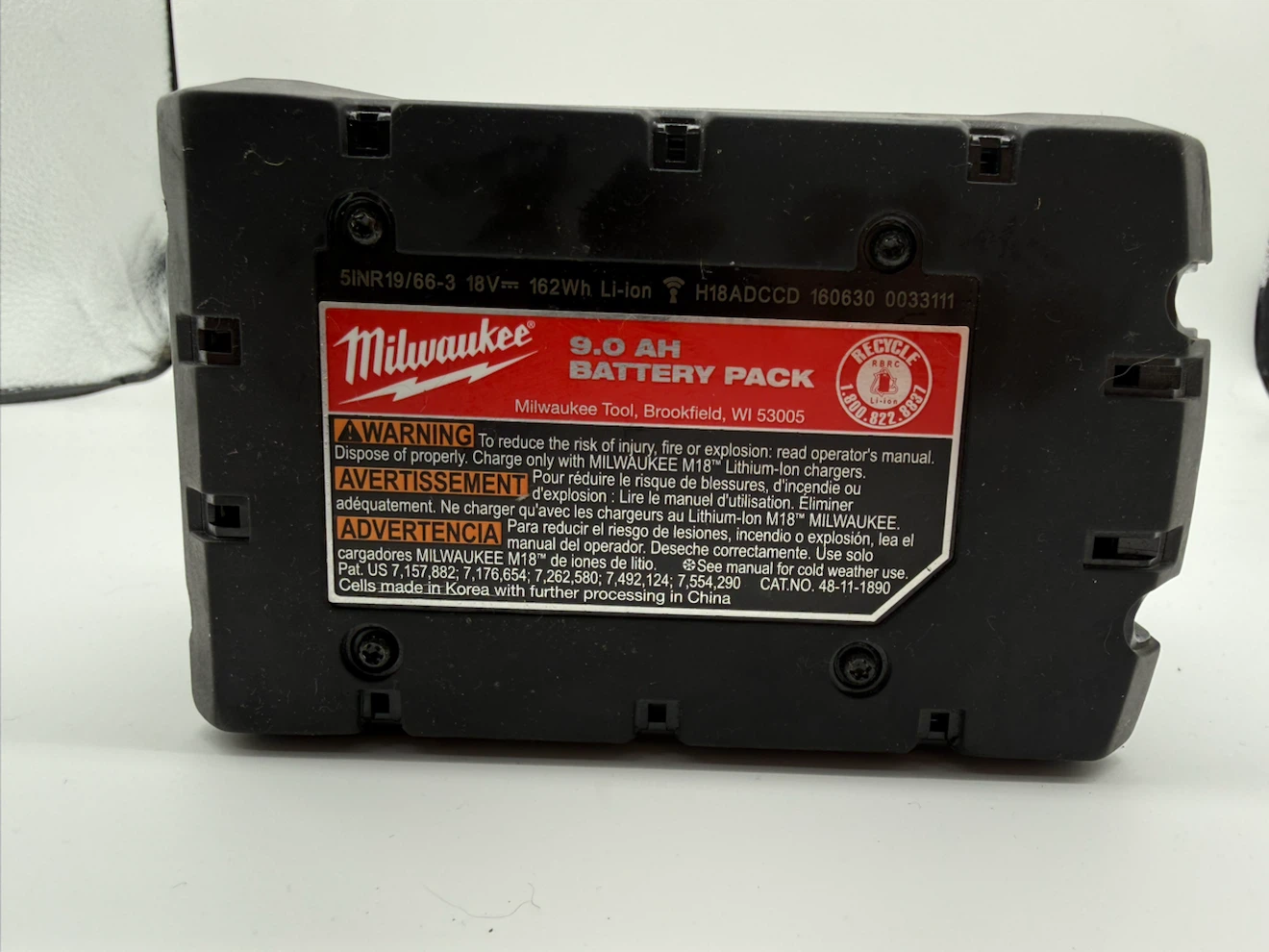 Milwaukee M18 REDLITHIUM 9Ah Lithium-Ion High-Demand Battery - photo 3