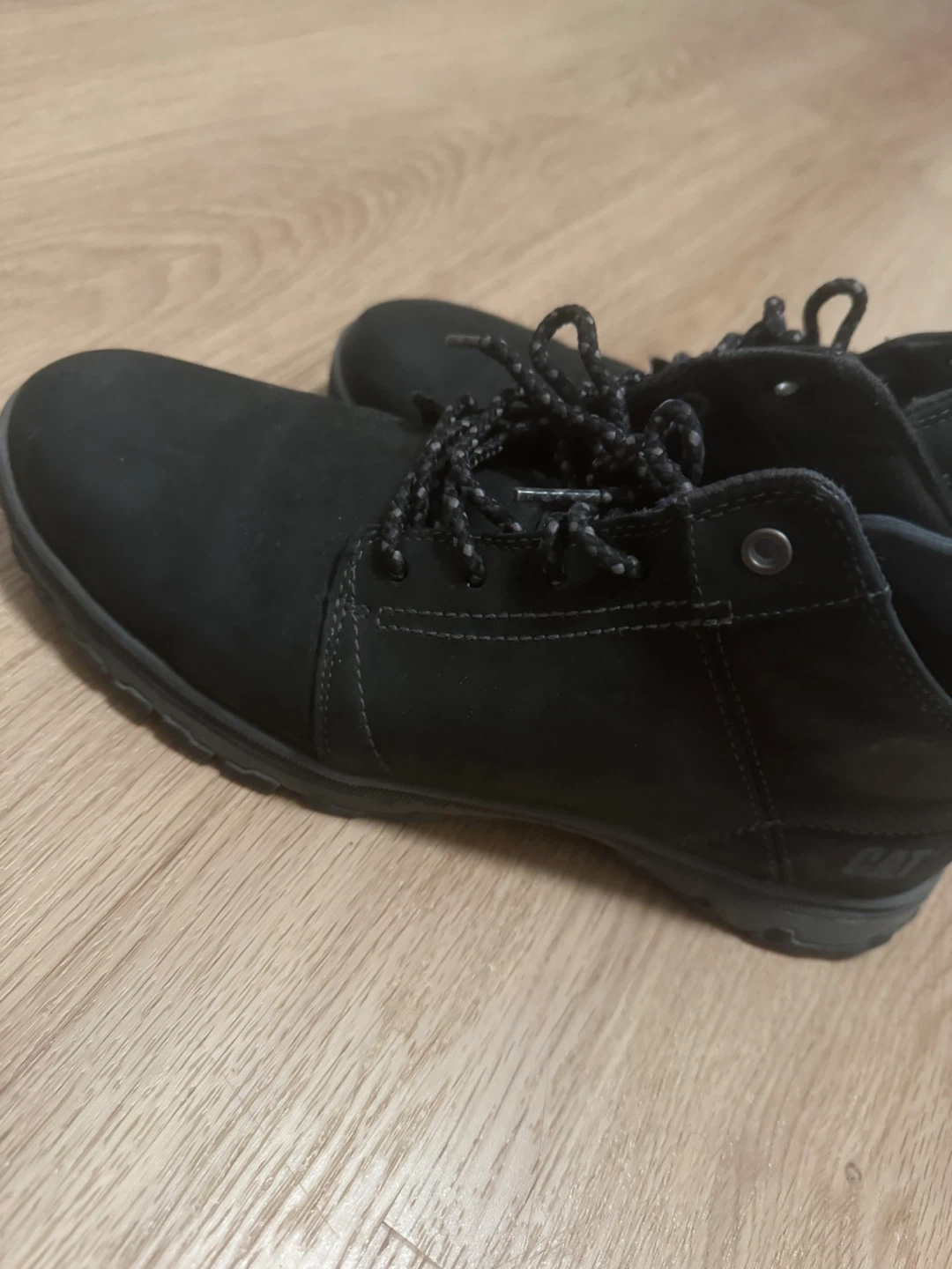 CAT Black Ankle Boots