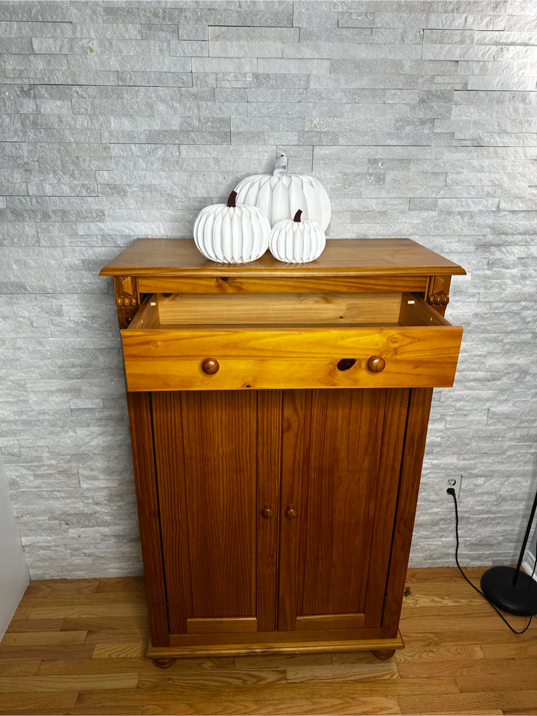 Solid Wood Storage Cabinet - photo 3