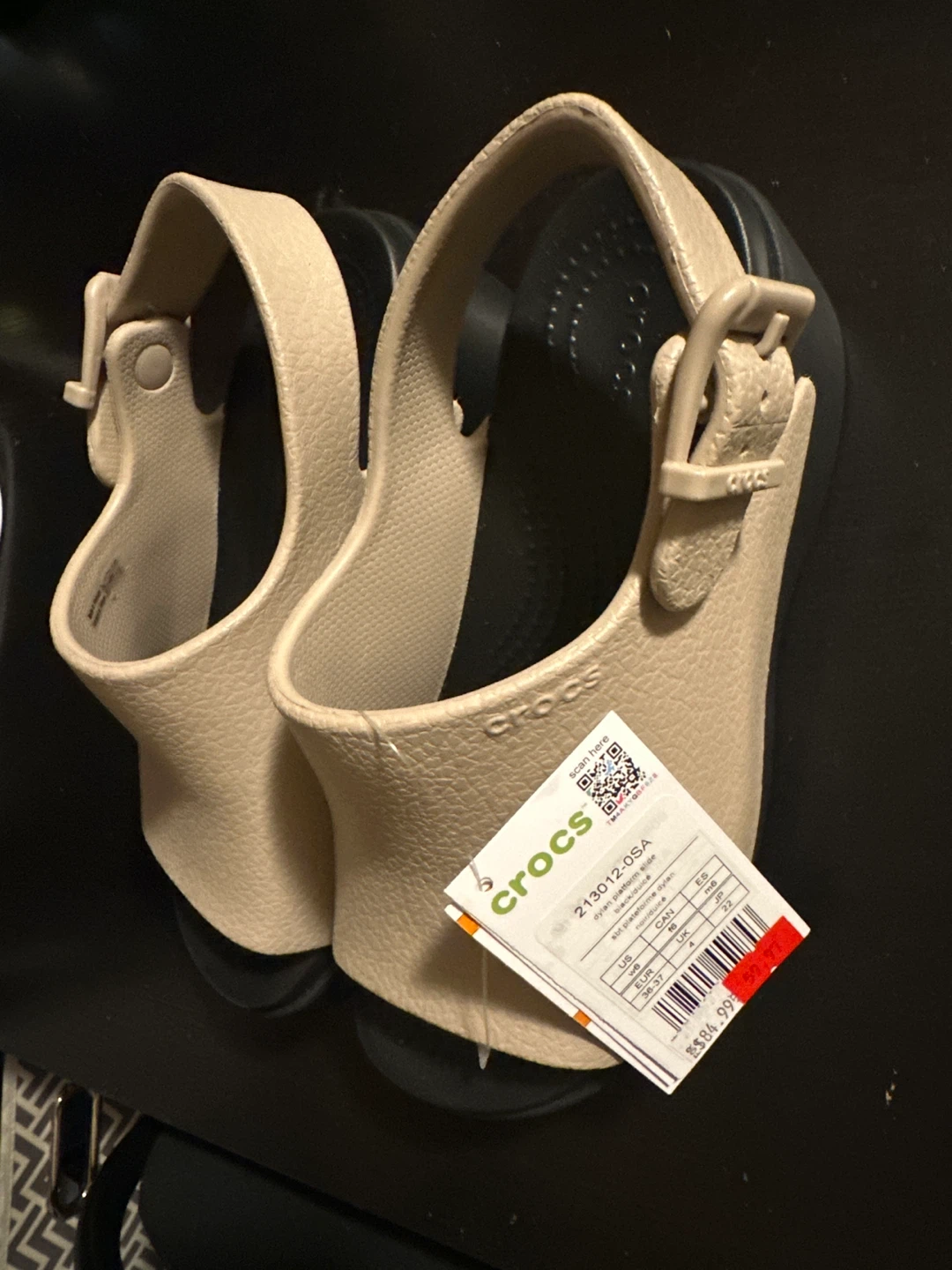 Crocs Dylan Platform Slide Sandals Women's Size 6 - photo 2