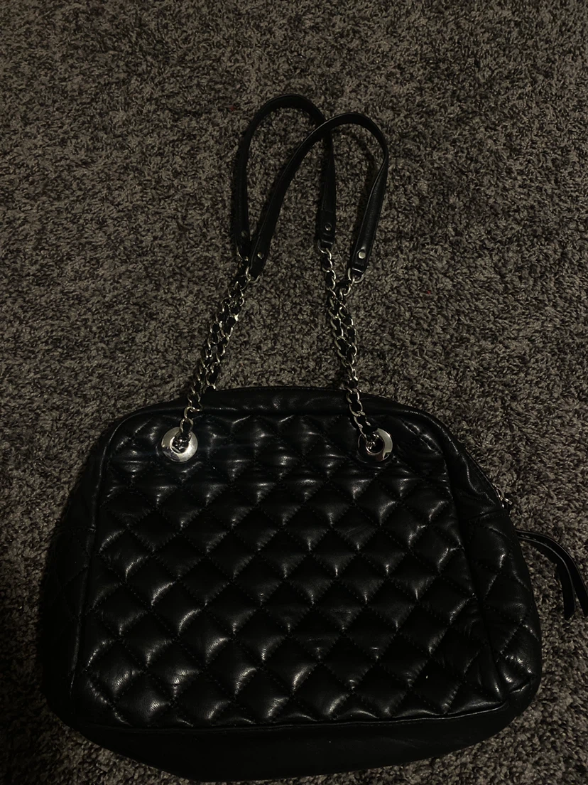 Black Quilted Shoulder Bag