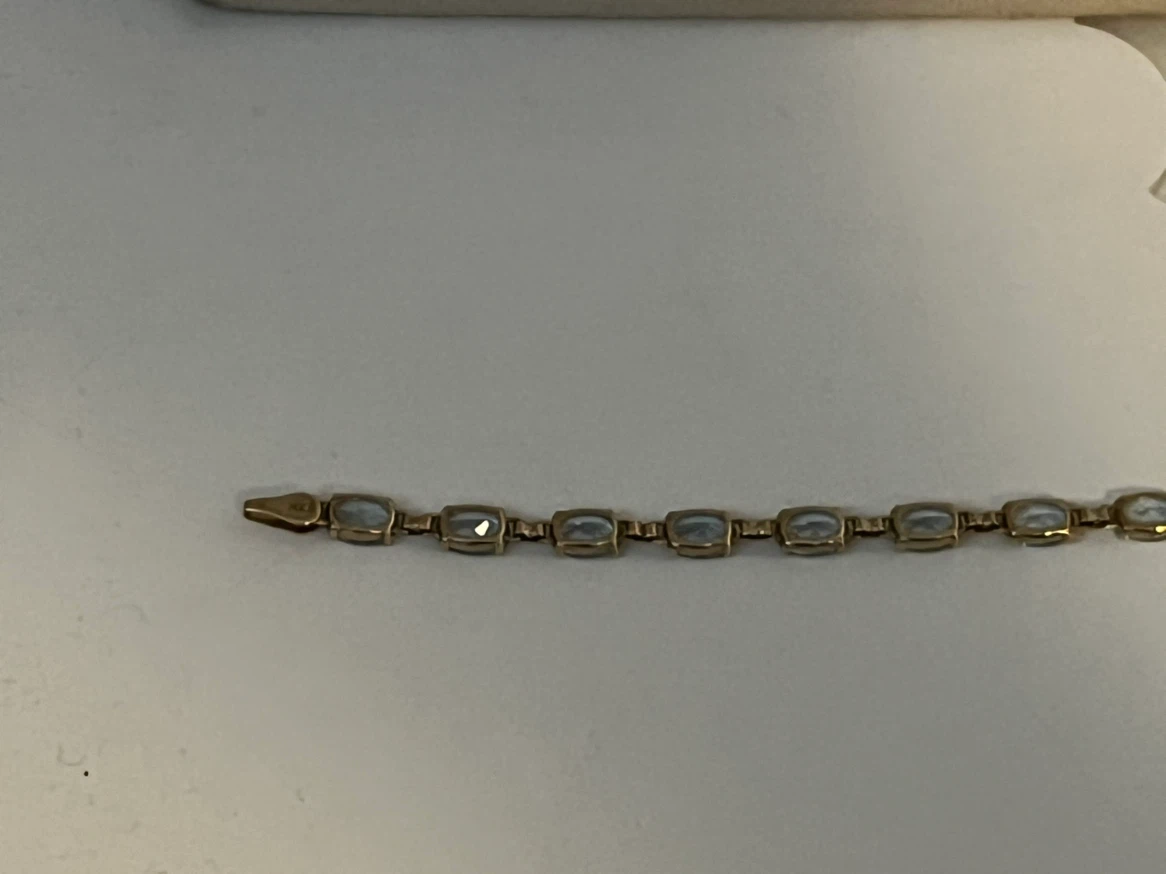 14k gold bracelet stamped 14k