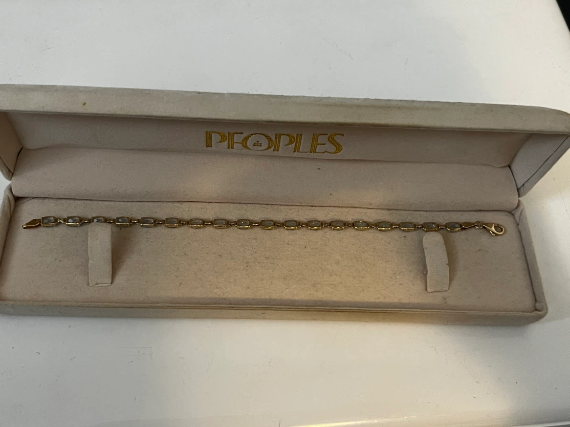 14k gold bracelet stamped 14k - photo 2
