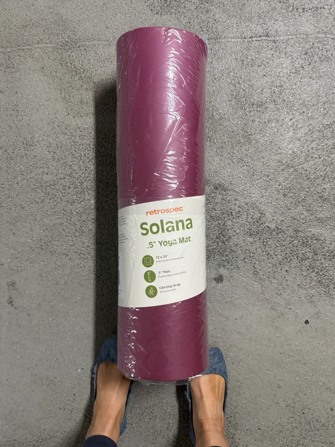 Retrospec Solana 0.5-inch Yoga Mat