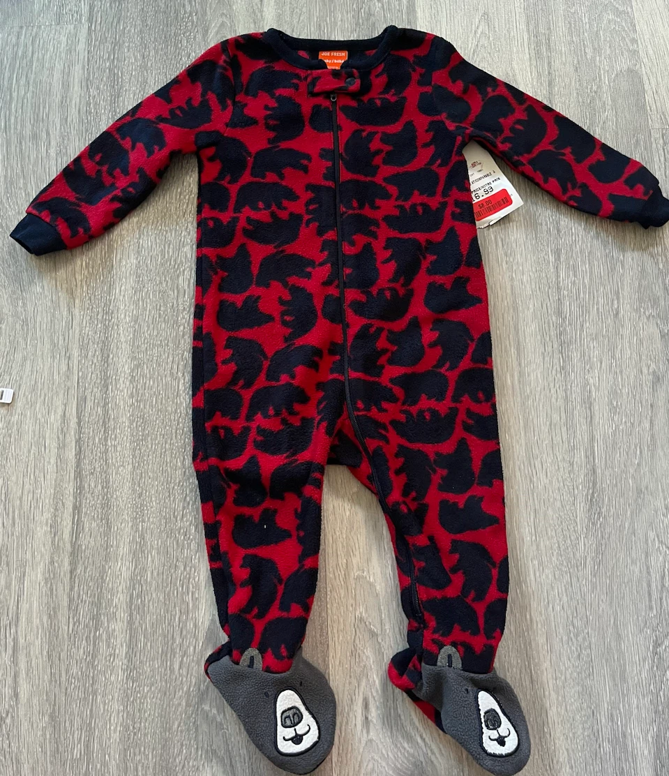 2 Infant Fleece Sleepers 3-6M - photo 2