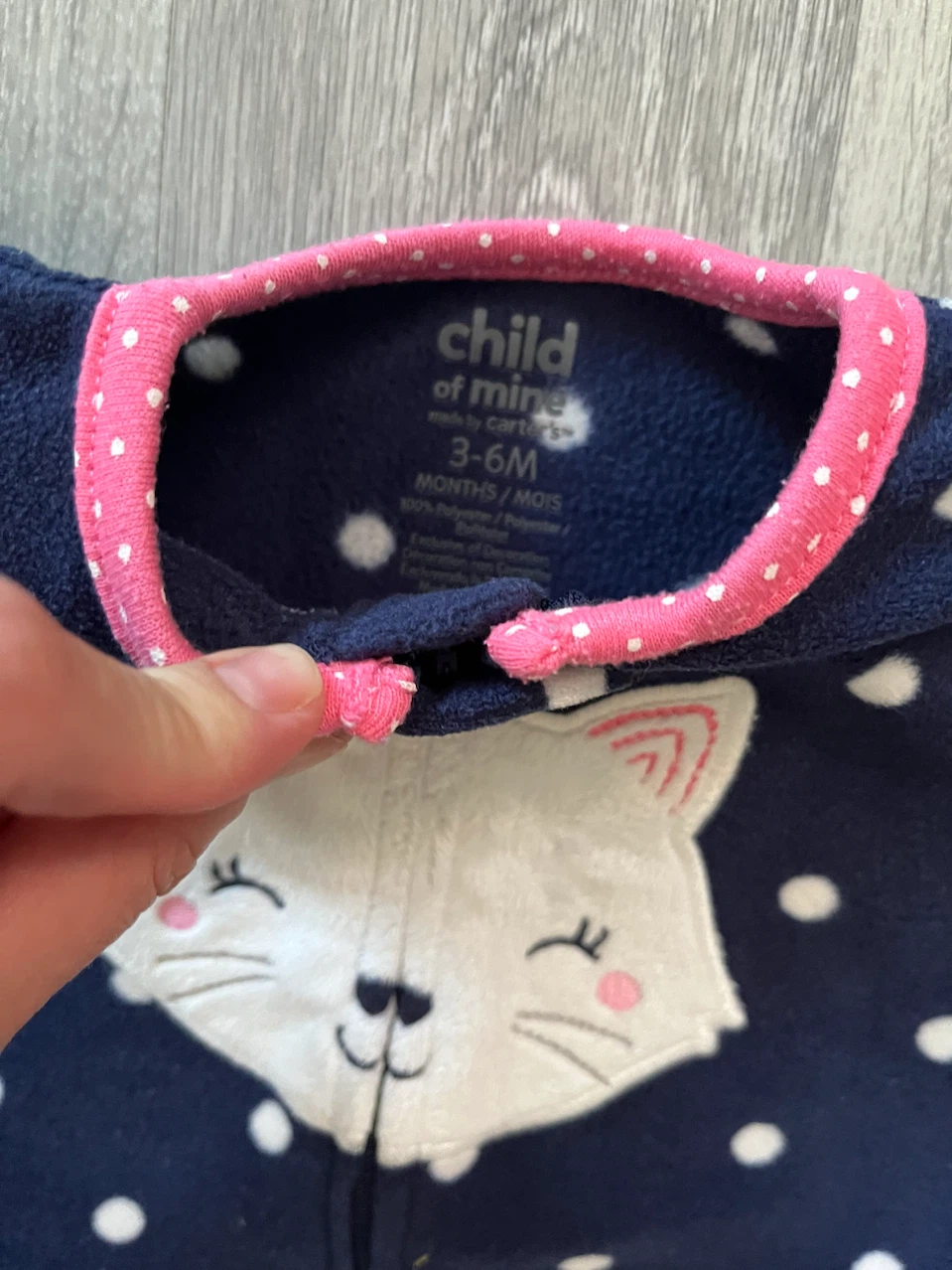 2 Infant Fleece Sleepers 3-6M - photo 5