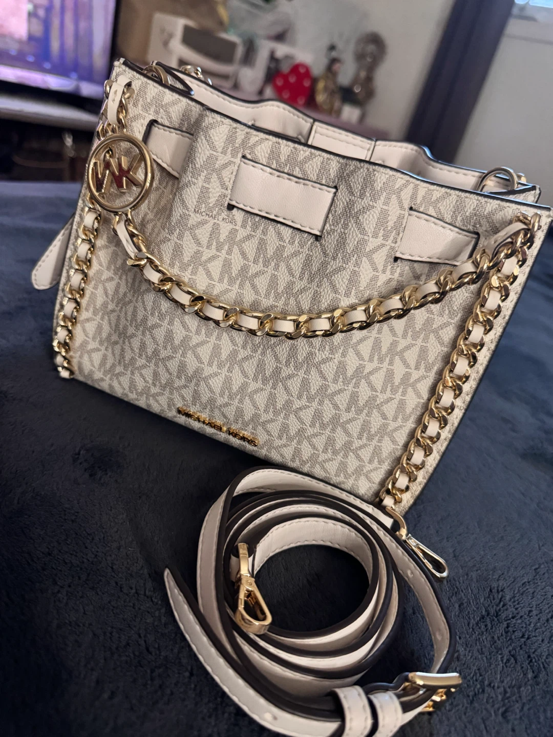Michael Kors Logo Print Handbag