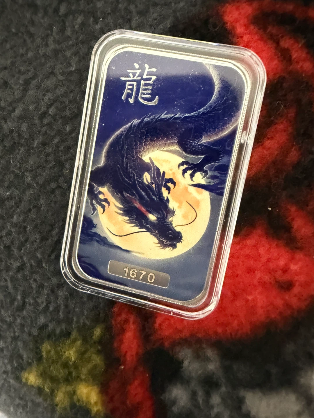 Scottsdale Mint 1 oz Silver Dragon Bar