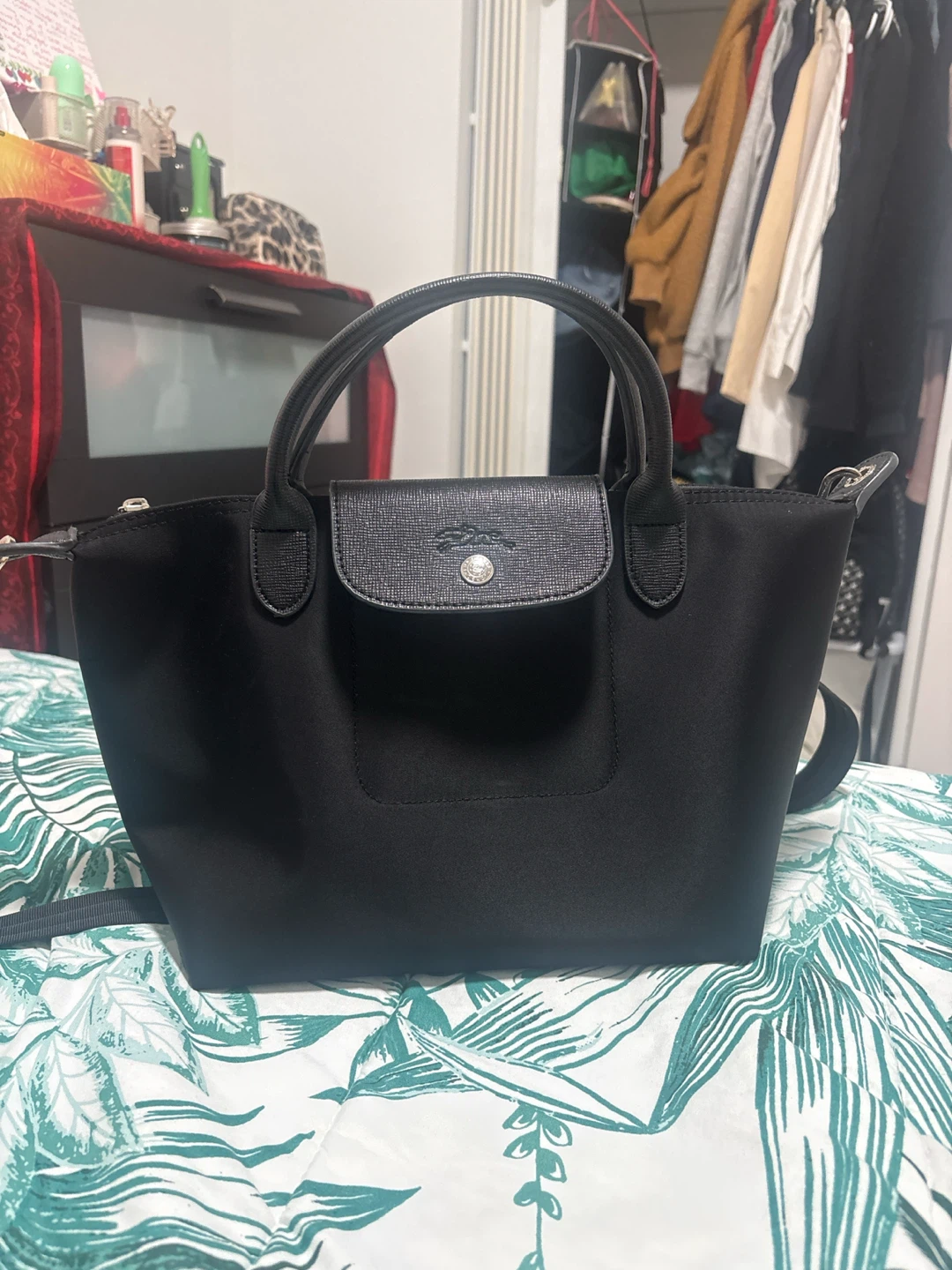 Longchamp Le Pliage Neo Black Handbag - photo 2