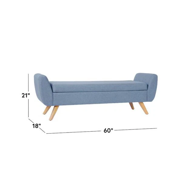 HomePop Modern Storage Bench - photo 4