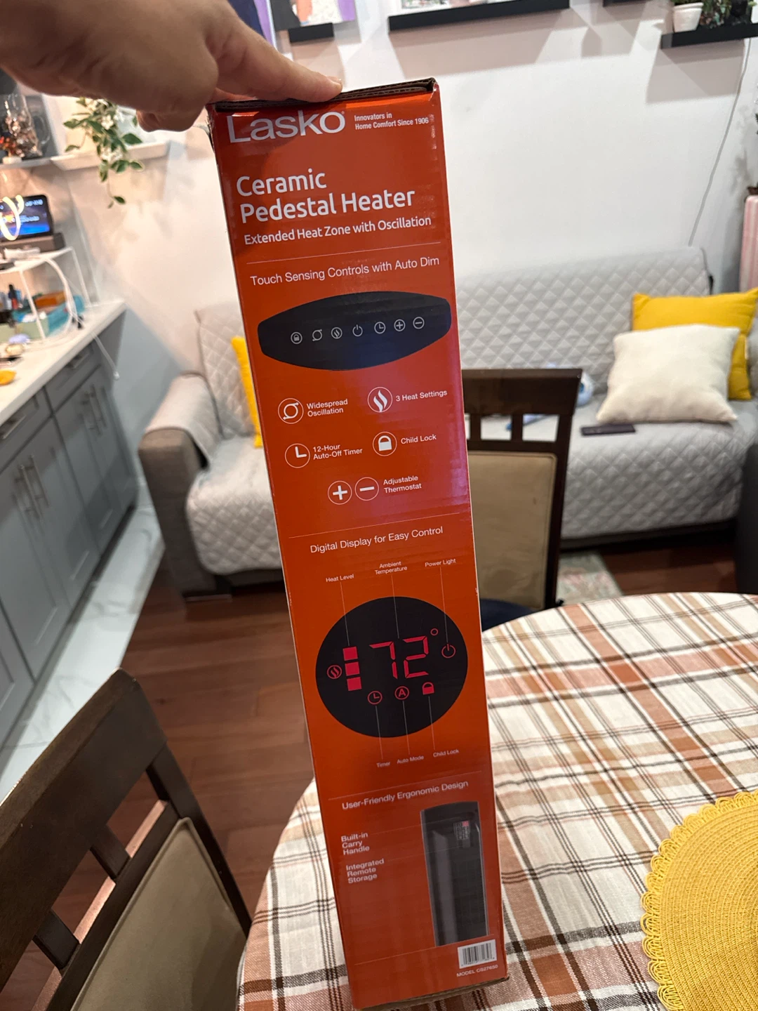 Lasko Ceramic Pedestal Heater CS7650 - photo 2
