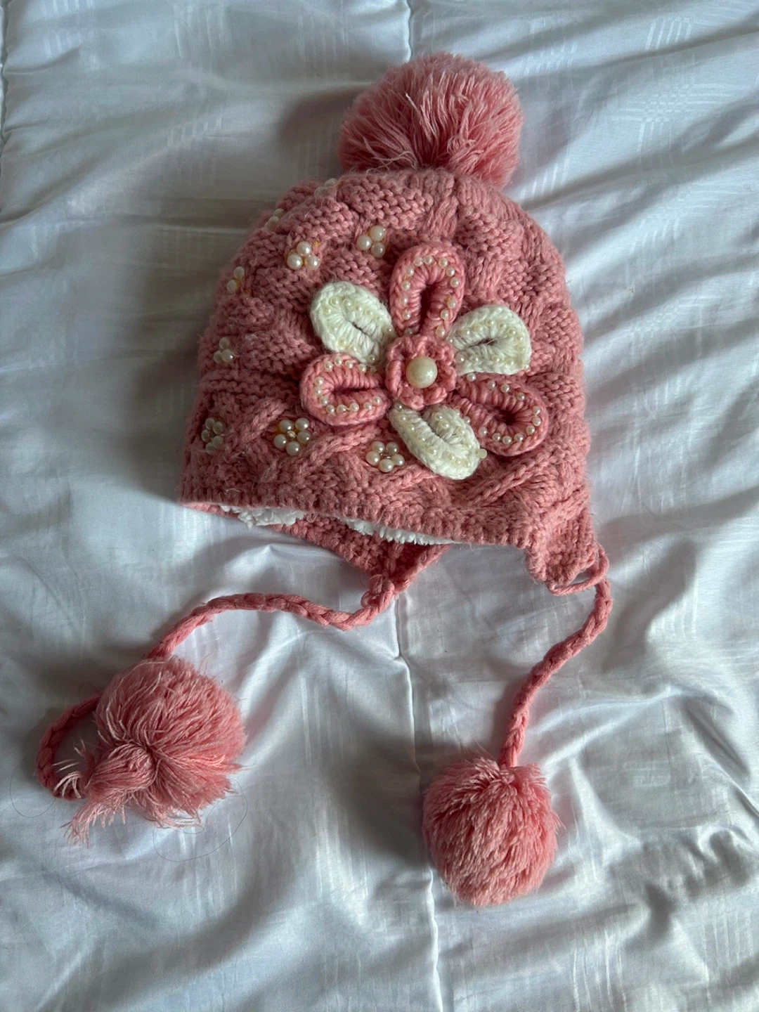 Pink Beanie for winter