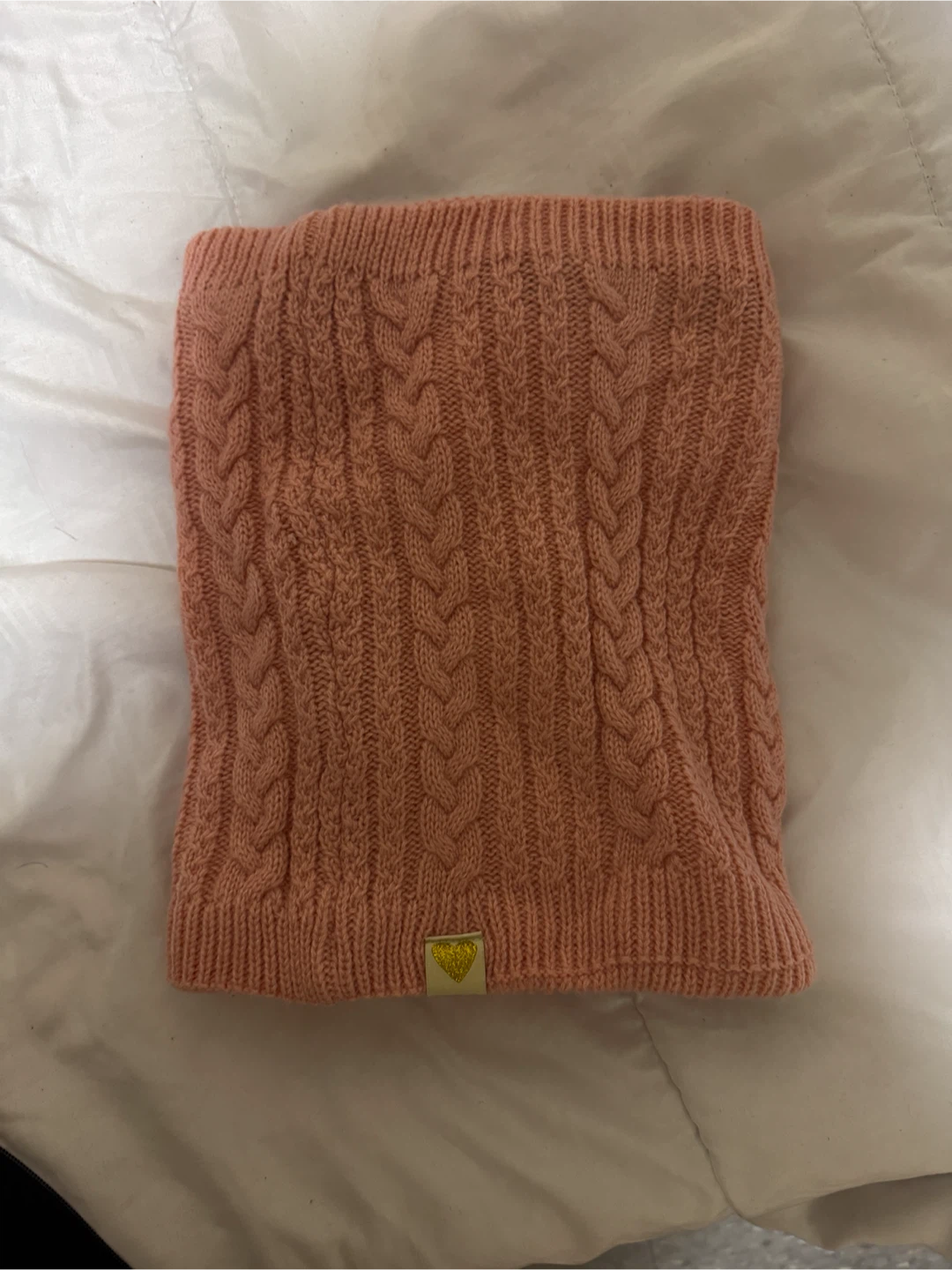 Pink Sweater Set with Hat and Neck Warmer - photo 4