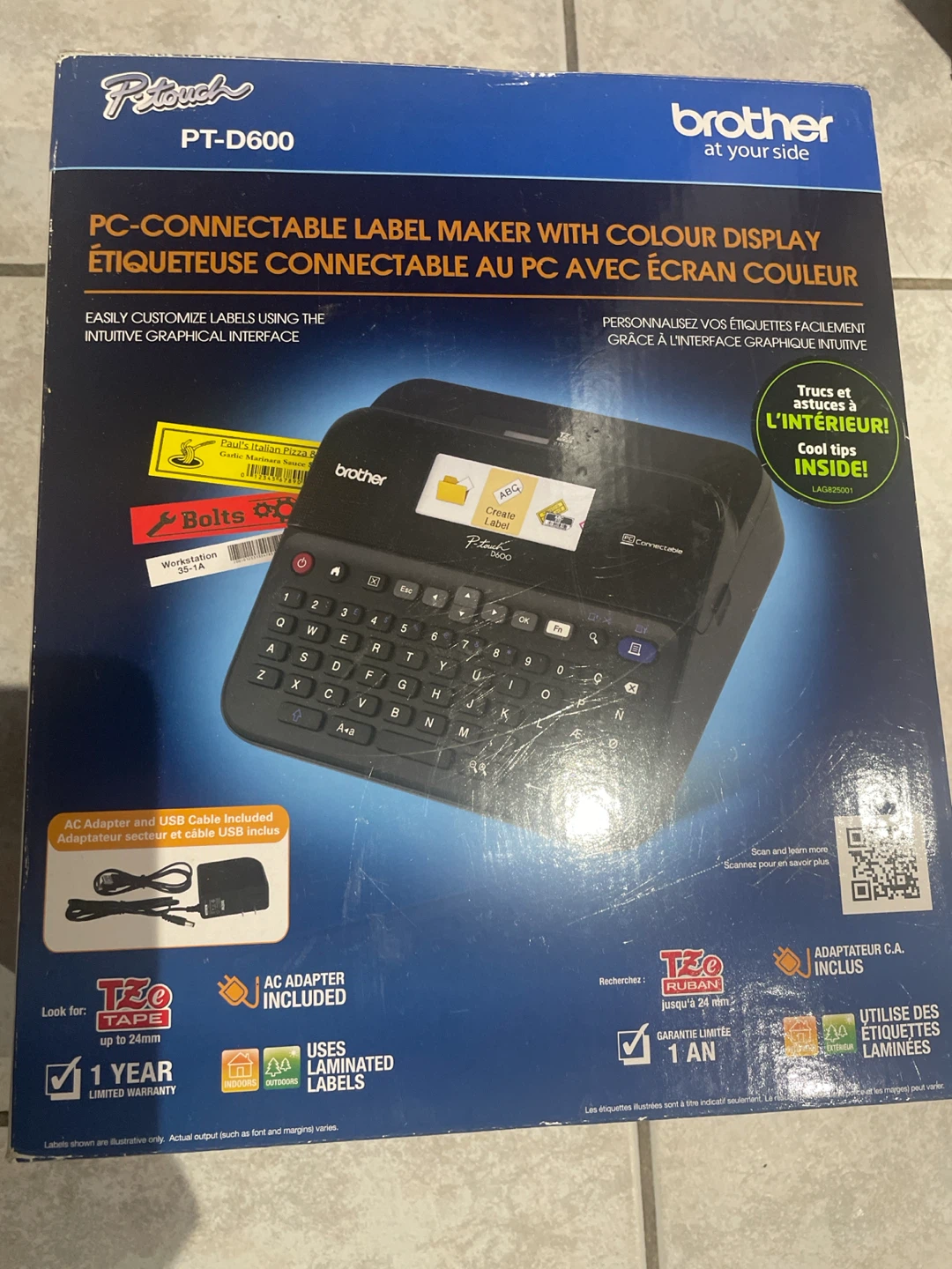 Brother P-touch PT-D600 Label Maker