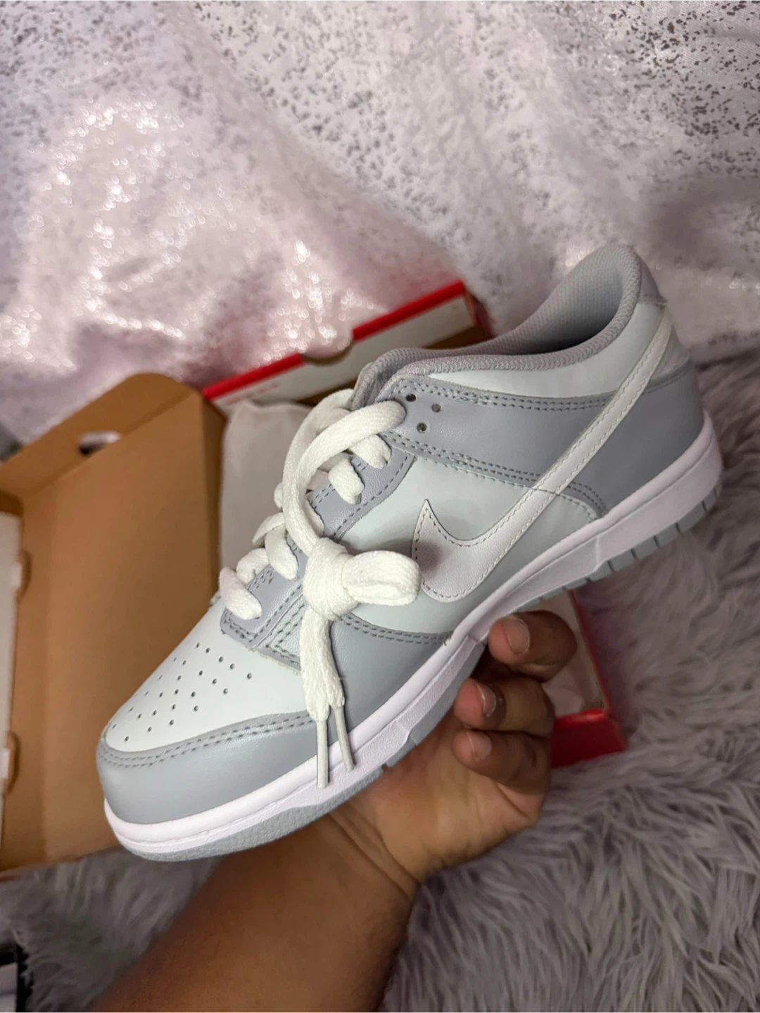 Nike Dunk Low GS Grey White