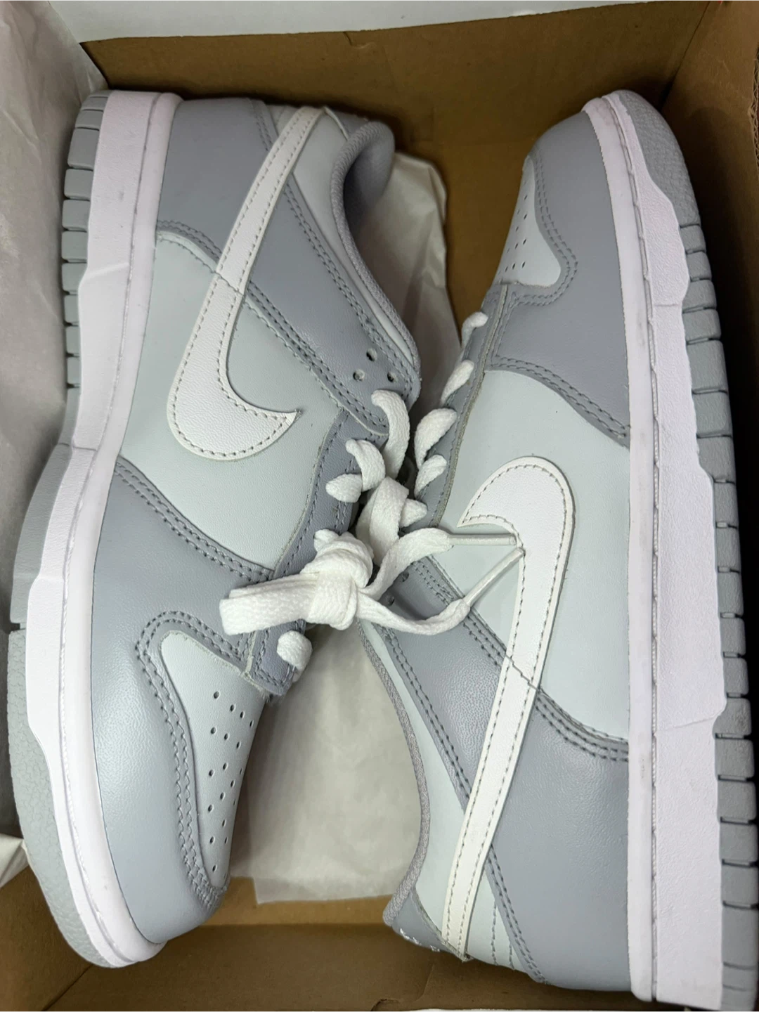 Nike Dunk Low GS Grey White - photo 4