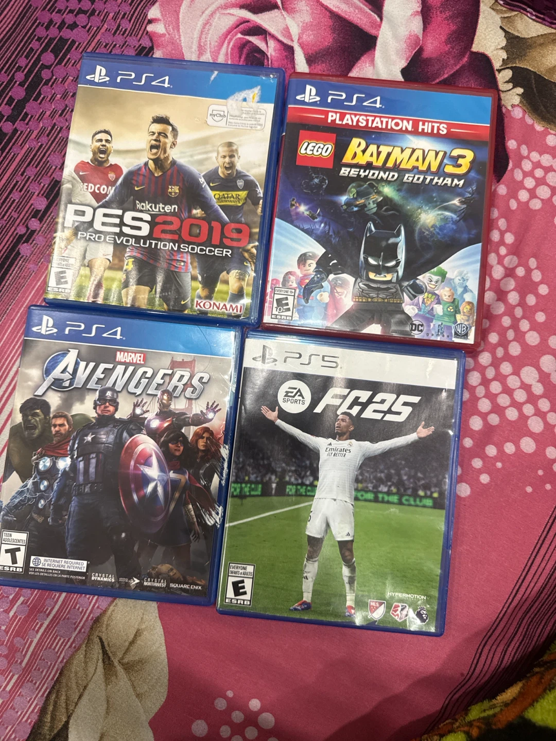 Set of 4 PlayStation Games