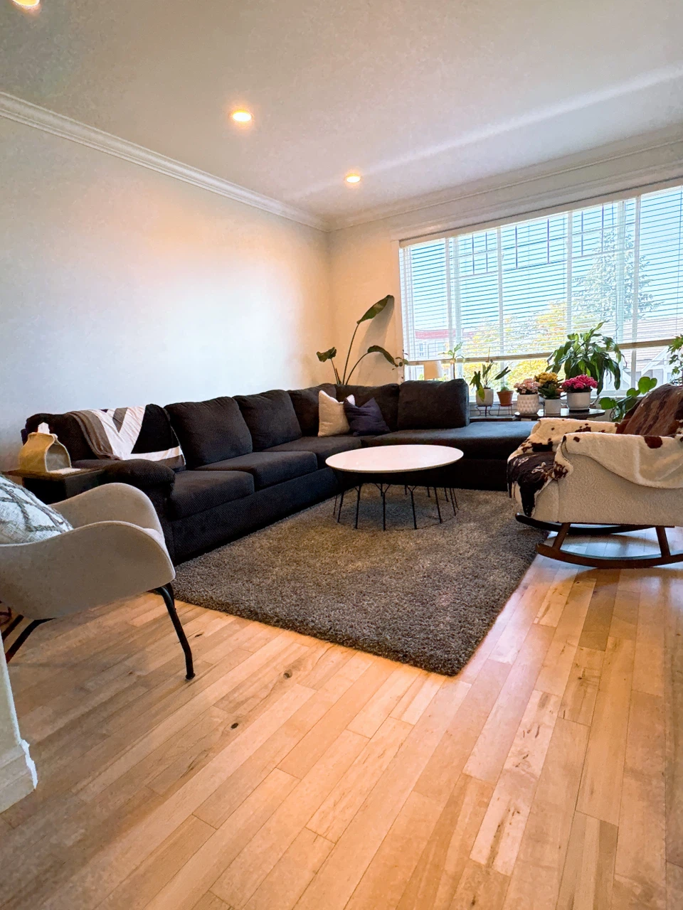 Dark grey sectional sofa - photo 2